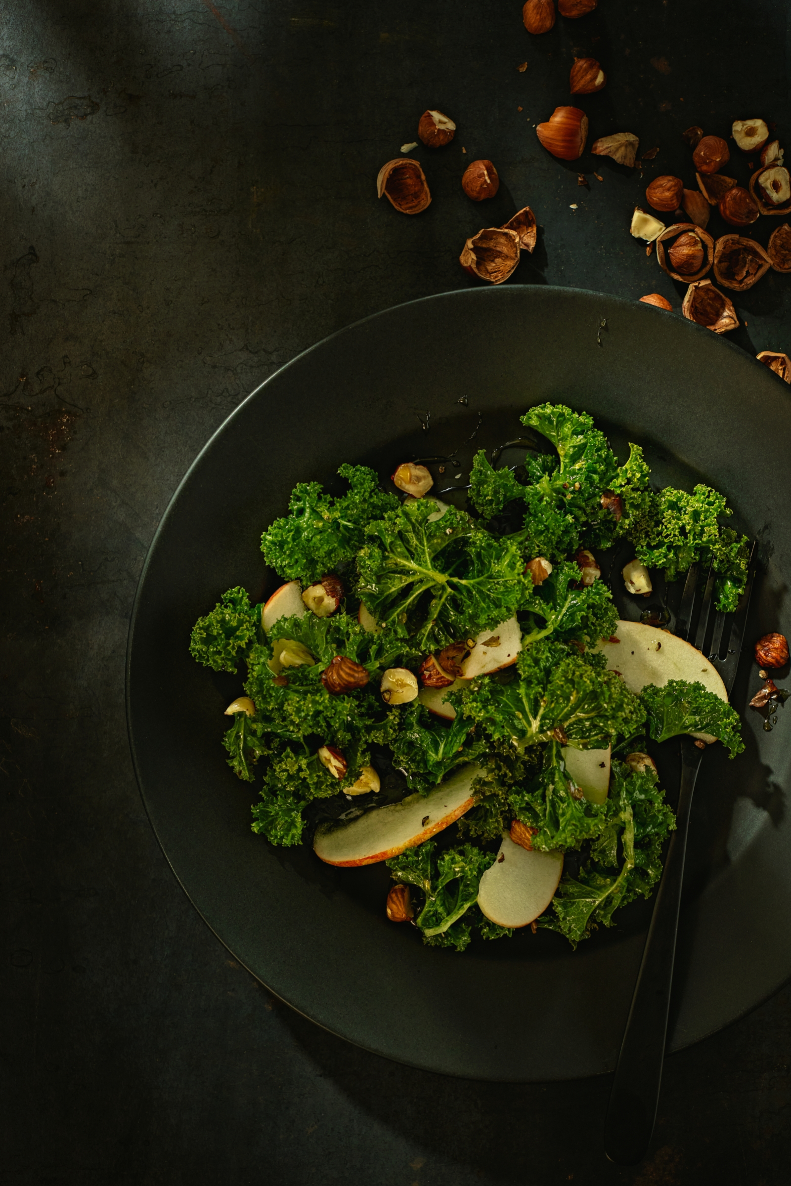 Kale and apple salad