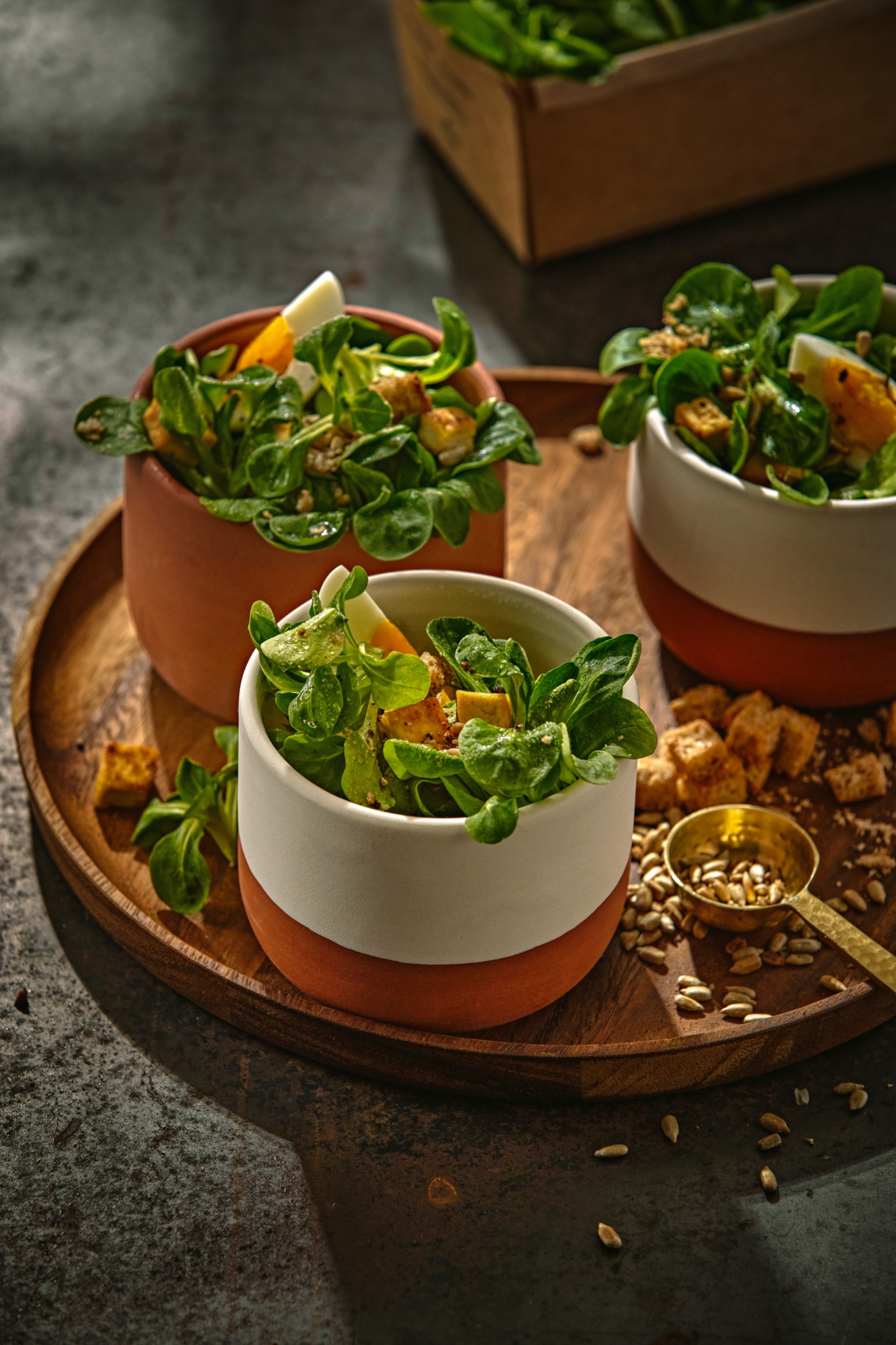 Lamb's lettuce salad